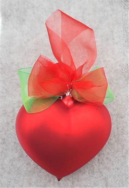 Herz groß mit Rosen